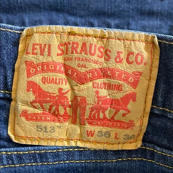 Levi's Classic Indigo Straight Jeans - Picture 3 of 4